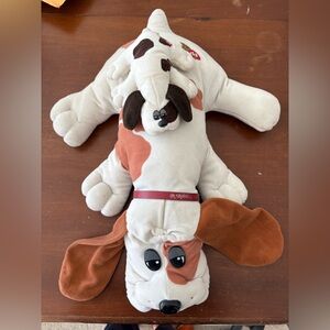 Set of 2 vintage 1980s Pound Puppies